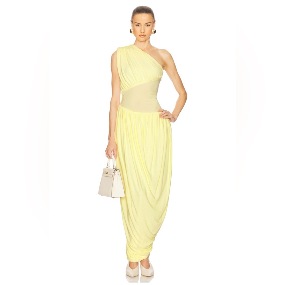 Brand New Yellow HELSA Amphora Dress - Size Small